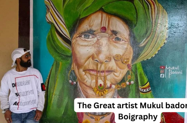 The Great Artist Mukul Badoni's Biography!